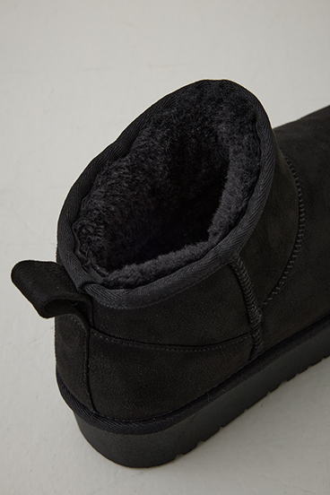 厚底ムートンショートブーツ 詳細画像