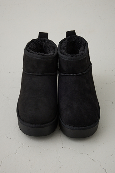 厚底ムートンショートブーツ 詳細画像