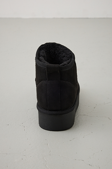 厚底ムートンショートブーツ 詳細画像