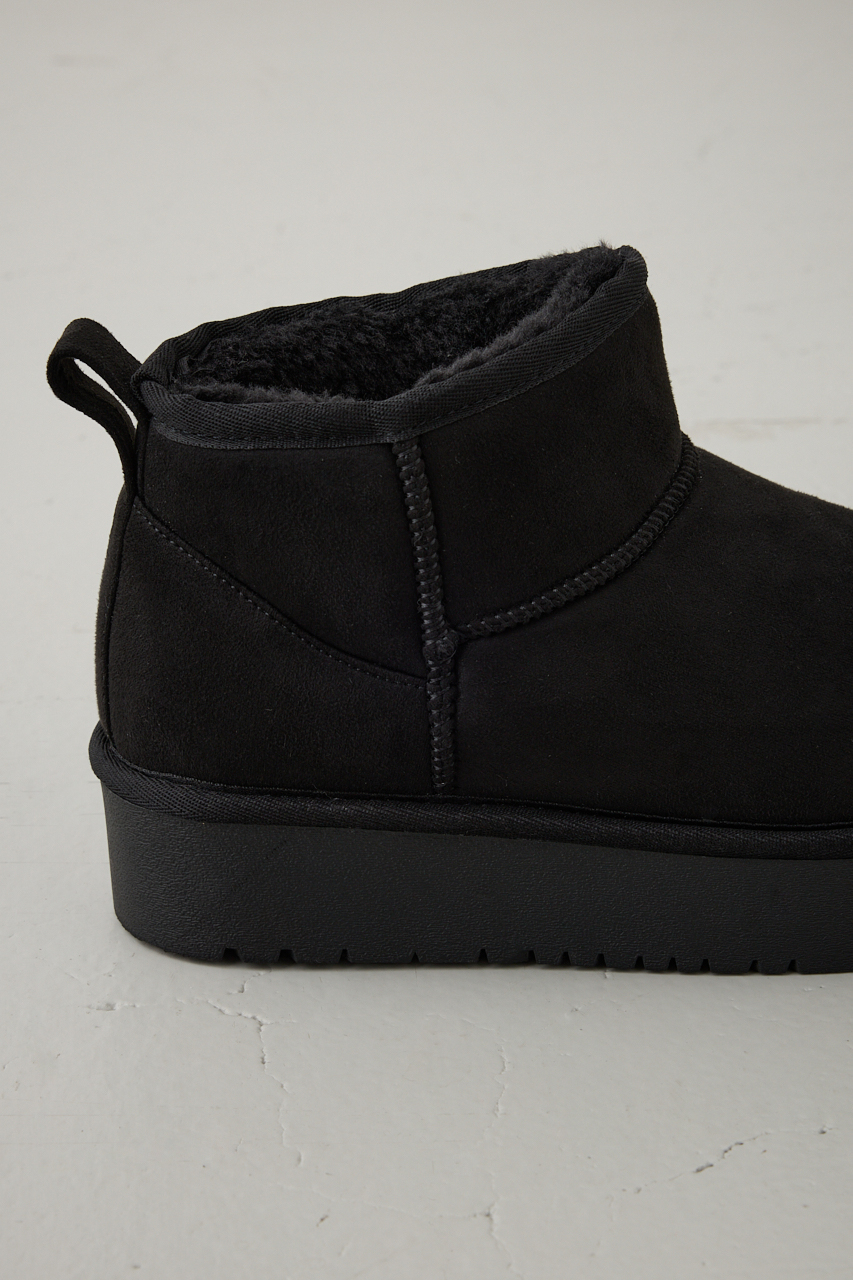 厚底ムートンショートブーツ｜WOMEN｜250IAC55-0201｜AZUL BY