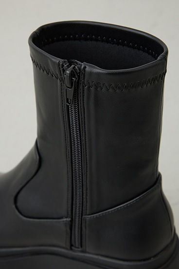 VENUSウェッジソールストレッチショートブーツ 詳細画像