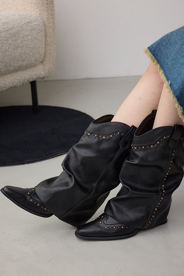 スタッズカバーブーツ