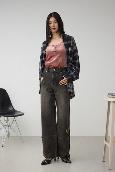 ポインテッドベルトデザインパンプス 詳細画像