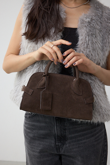 フェイクスエードバッグ