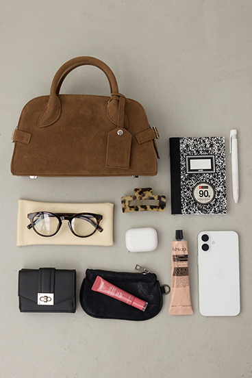 フェイクスエードバッグ 詳細画像