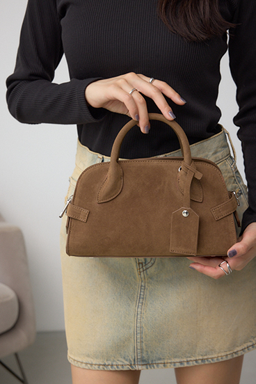 フェイクスエードバッグ