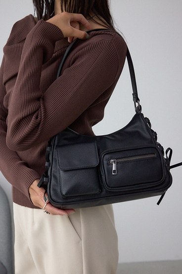 堀田茜さん着用アイテム】サイドレースアップボックスポケット