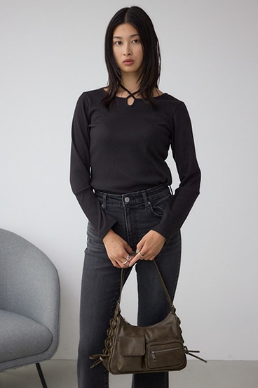 サイドレースアップボックスポケットミニバッグ 詳細画像