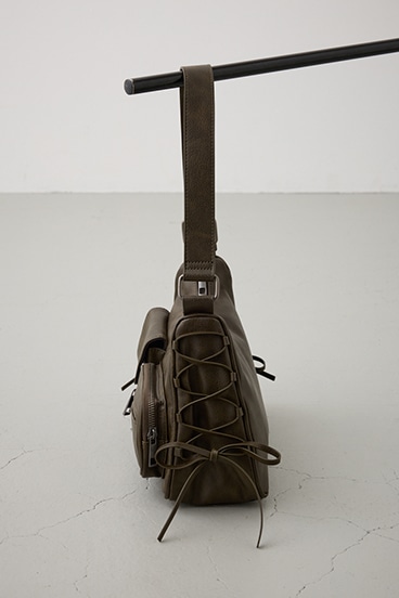 サイドレースアップボックスポケットミニバッグ 詳細画像