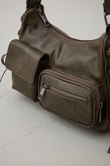 サイドレースアップボックスポケットミニバッグ 詳細画像