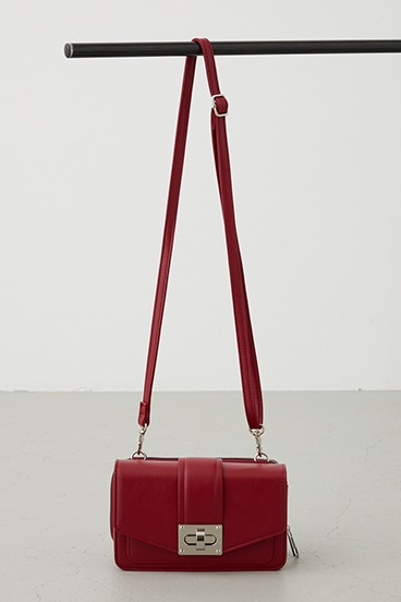 ターンロックフラップウォレットバッグ