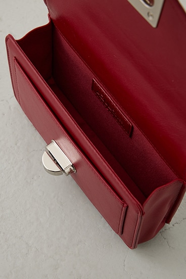 ターンロックフラップウォレットバッグ 詳細画像