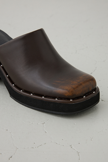 スタッズデザインミュール 詳細画像