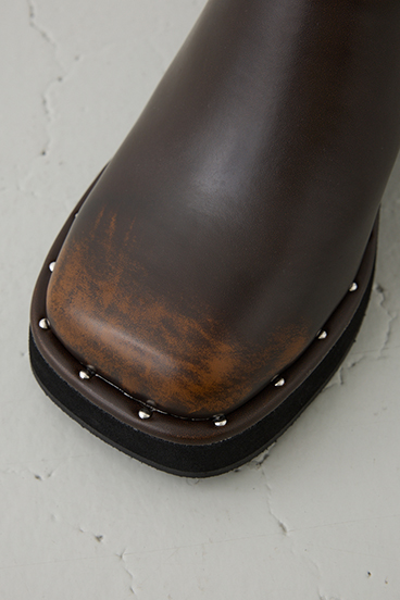 スタッズデザインミュール 詳細画像