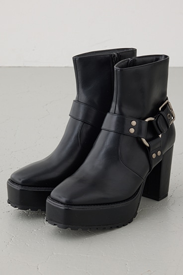 エンジニアプラットフォームショートブーツ