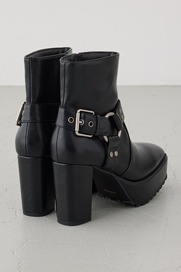 エンジニアプラットフォームショートブーツ 詳細画像