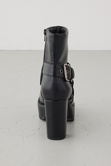 エンジニアプラットフォームショートブーツ 詳細画像