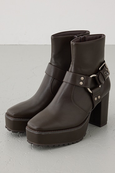 エンジニアプラットフォームショートブーツ