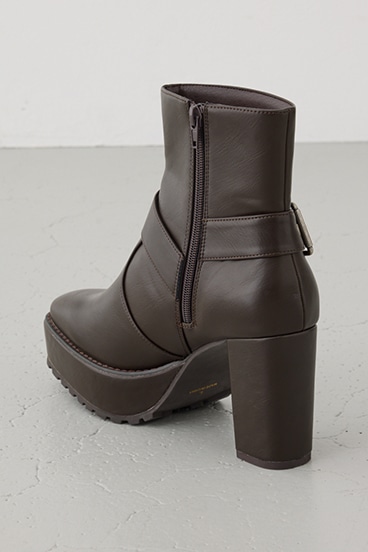 エンジニアプラットフォームショートブーツ 詳細画像