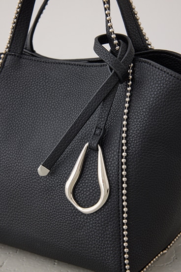 メタルパーツミニトートバッグ 詳細画像