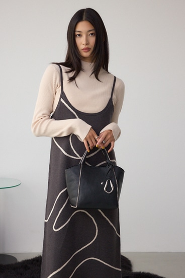 メタルパーツミニトートバッグ 詳細画像