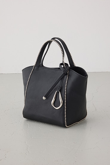 メタルパーツミニトートバッグ 詳細画像