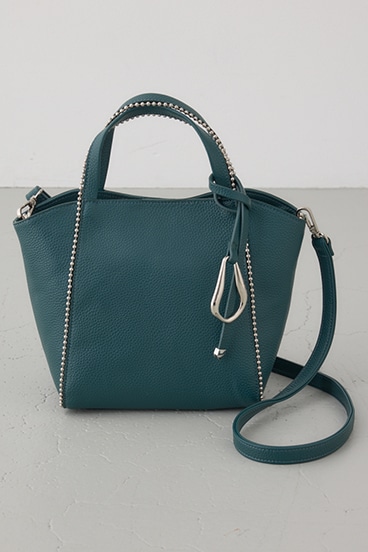 メタルパーツミニトートバッグ