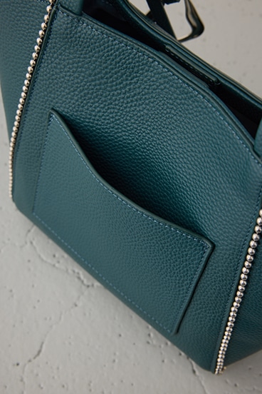 メタルパーツミニトートバッグ 詳細画像