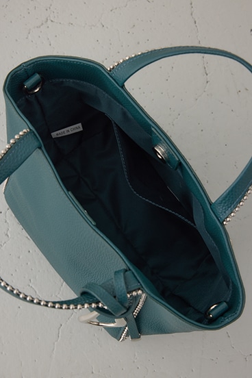 メタルパーツミニトートバッグ 詳細画像