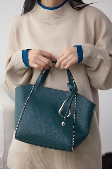 メタルパーツミニトートバッグ