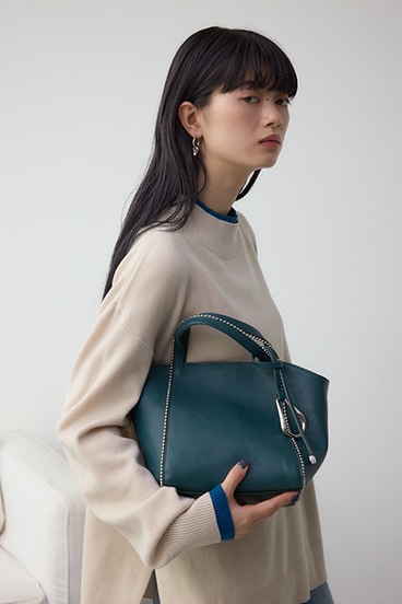 メタルパーツミニトートバッグ 詳細画像