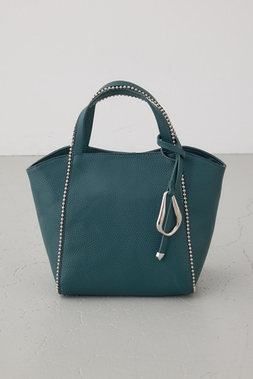 メタルパーツミニトートバッグ 詳細画像