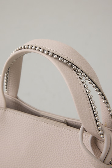 メタルパーツミニトートバッグ 詳細画像