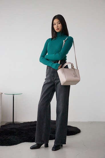 メタルパーツミニトートバッグ 詳細画像