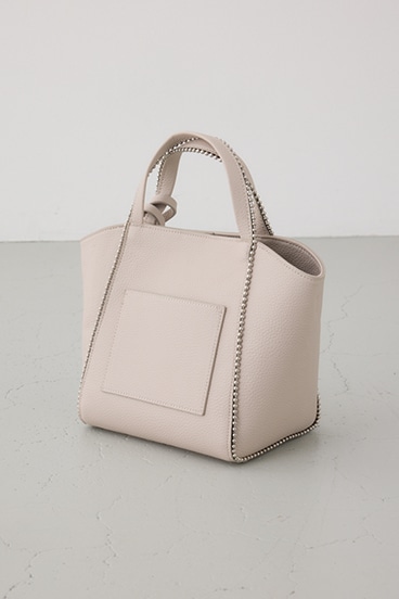 メタルパーツミニトートバッグ 詳細画像