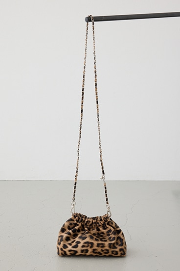 メタルチェーンポシェットバッグ