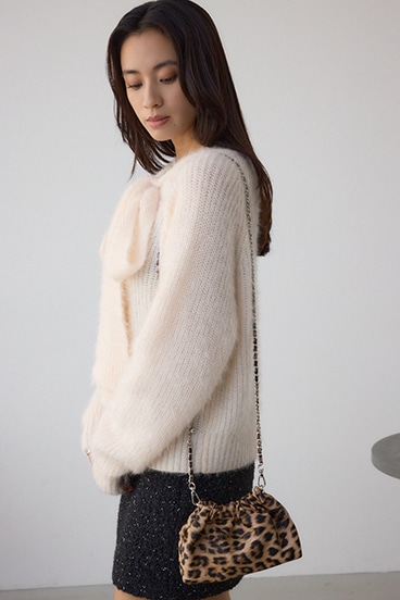 メタルチェーンポシェットバッグ