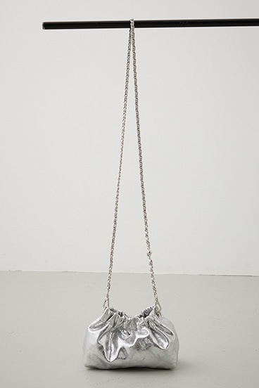 メタルチェーンポシェットバッグ