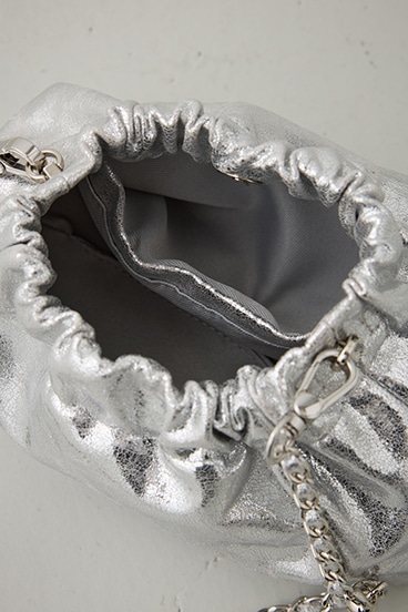 メタルチェーンポシェットバッグ 詳細画像