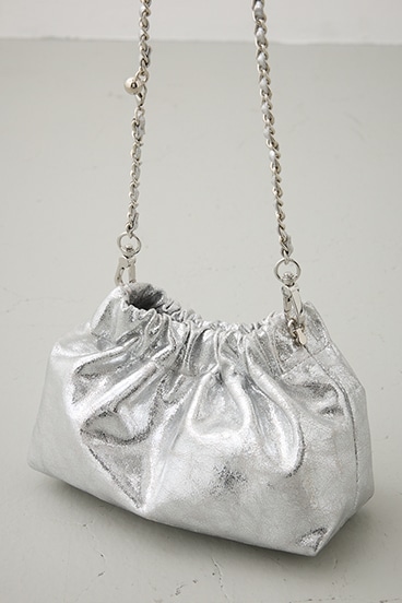 メタルチェーンポシェットバッグ 詳細画像