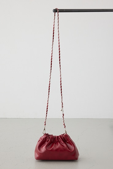 メタルチェーンポシェットバッグ