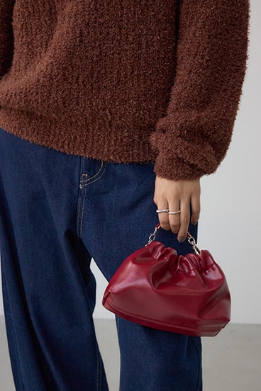 メタルチェーンポシェットバッグ 詳細画像