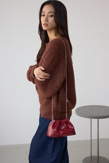 メタルチェーンポシェットバッグ 詳細画像