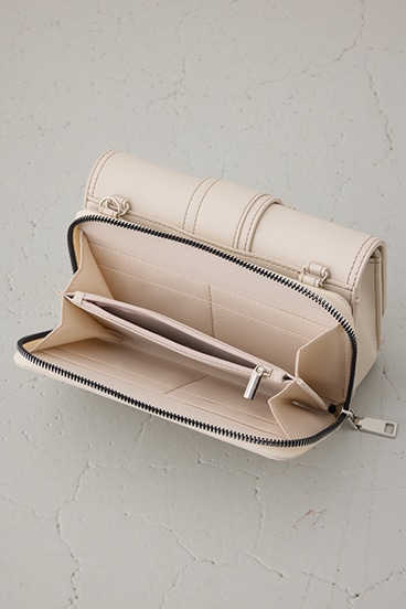 ベルトデザインウォレットバッグ 詳細画像