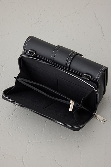 ベルトデザインウォレットバッグ 詳細画像