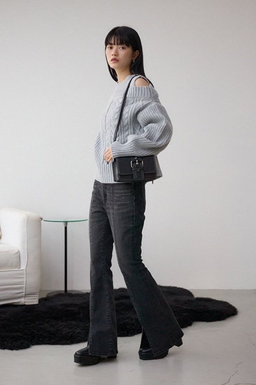 ベルトデザインウォレットバッグ 詳細画像