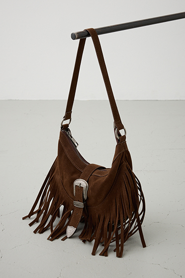 ウエスタンフリンジスエードバッグ 詳細画像