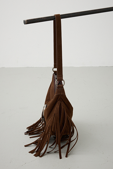 ウエスタンフリンジスエードバッグ 詳細画像