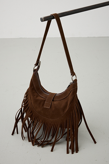 ウエスタンフリンジスエードバッグ 詳細画像