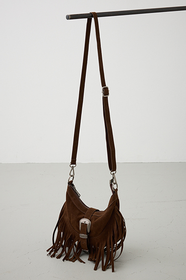 ウエスタンフリンジスエードバッグ 詳細画像